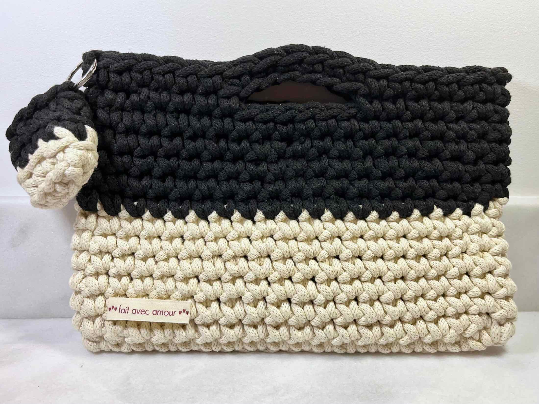 crochet handbag
