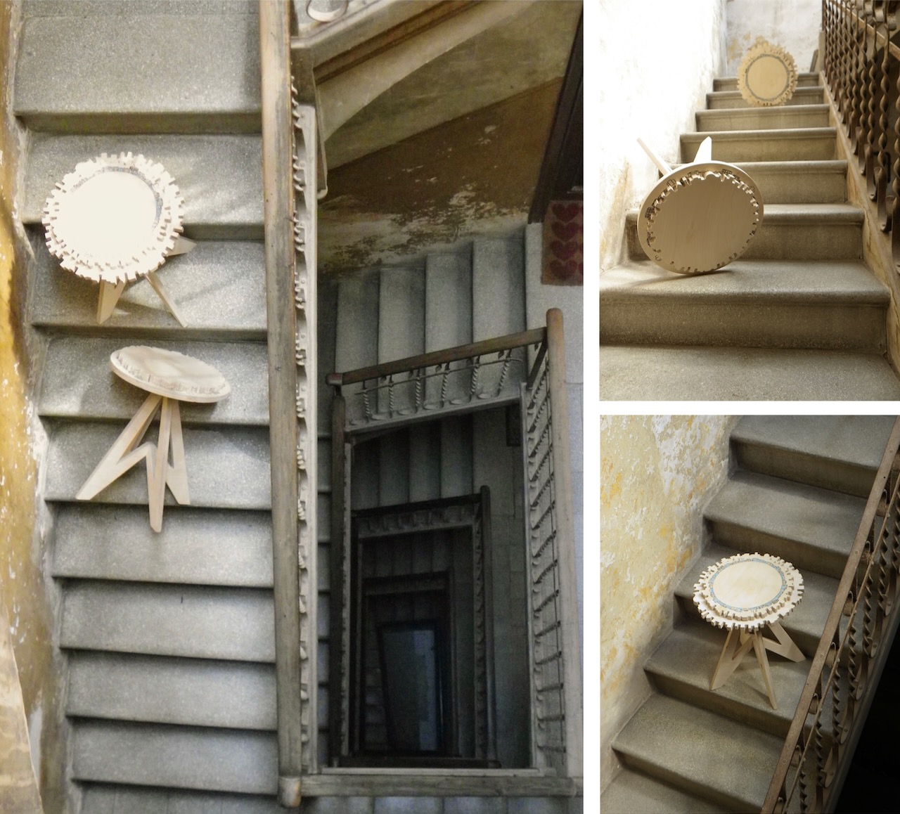 plywood stools