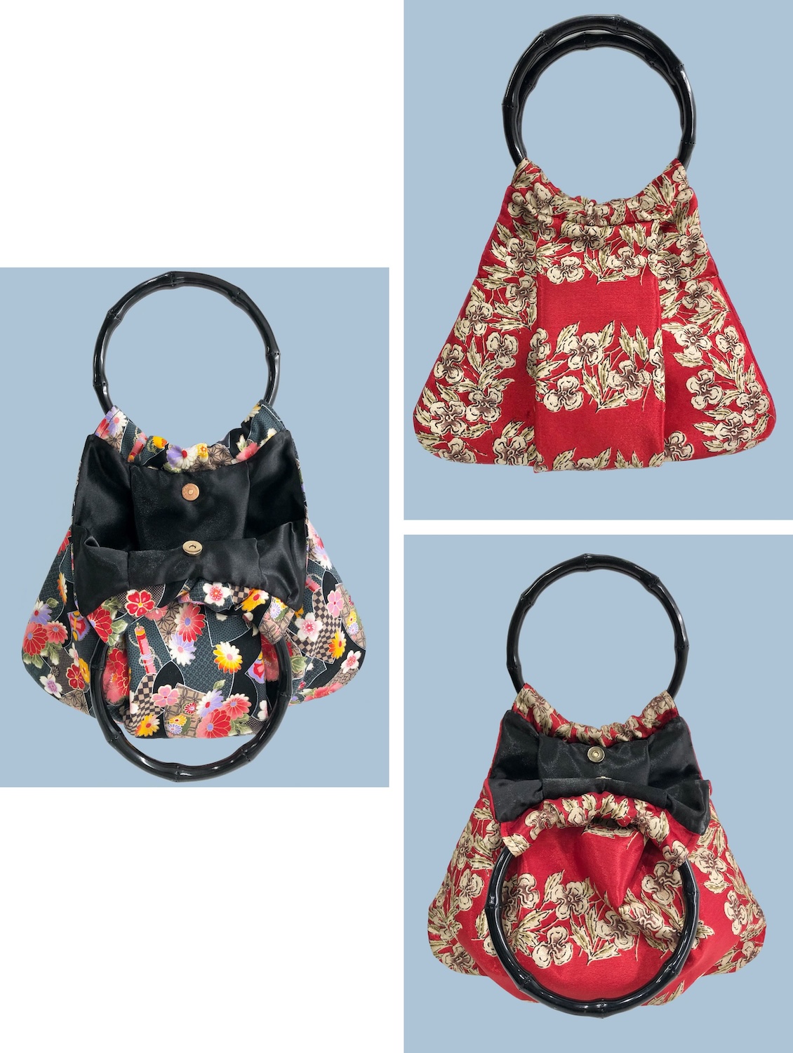 japanese fabric handbags