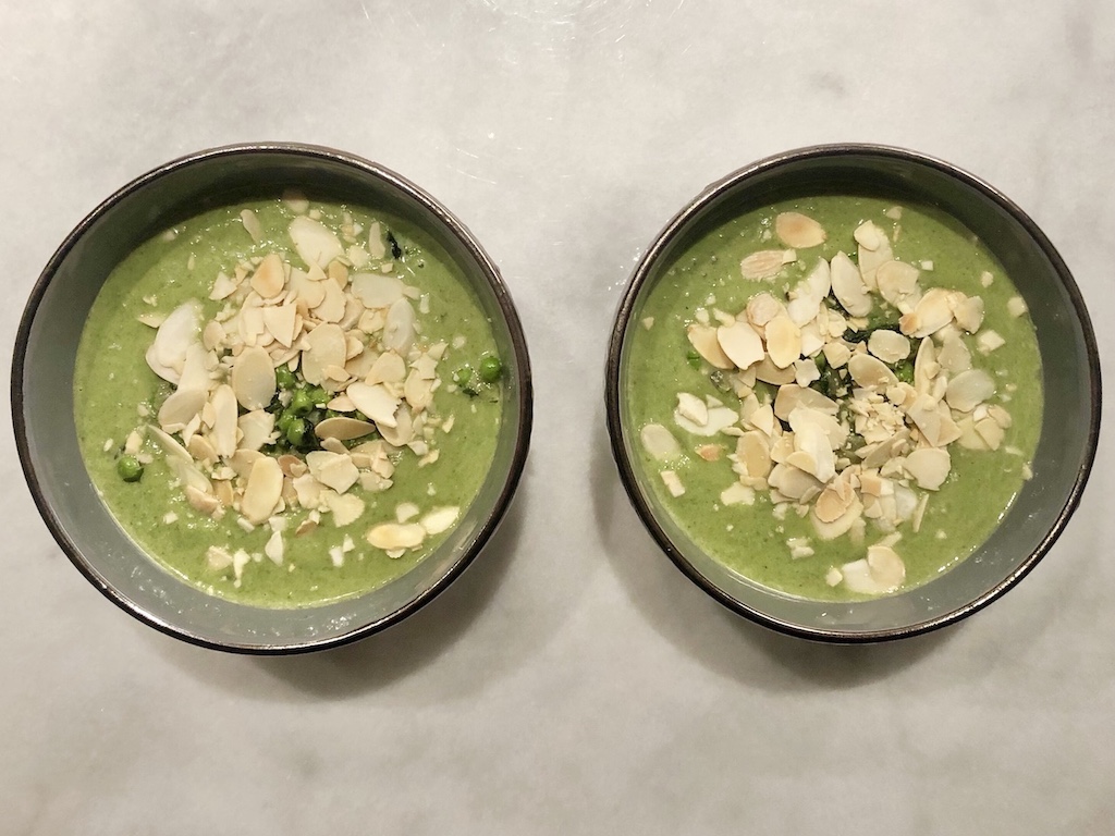 Spinach and Pea Soup