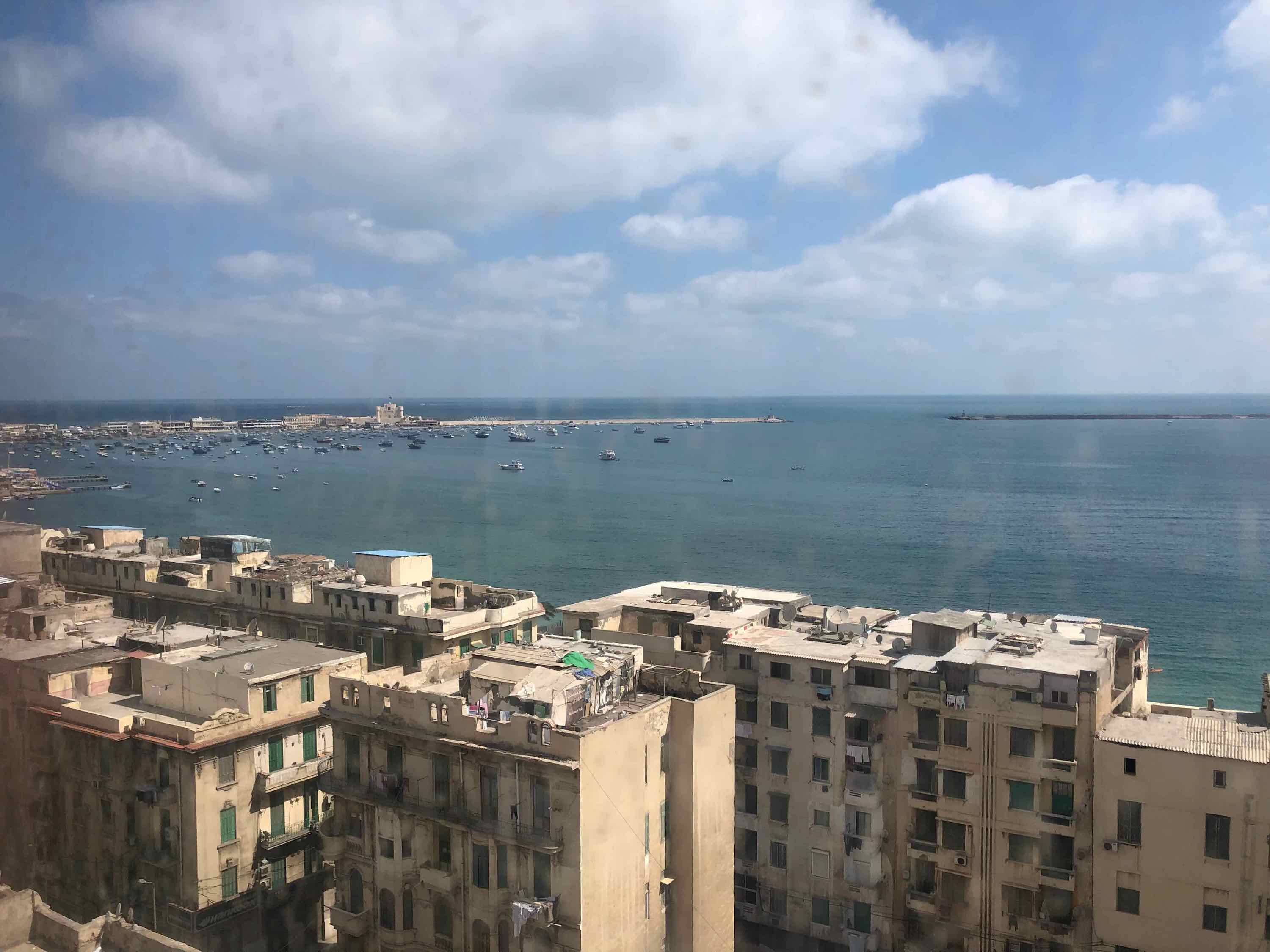 sea view with buildings