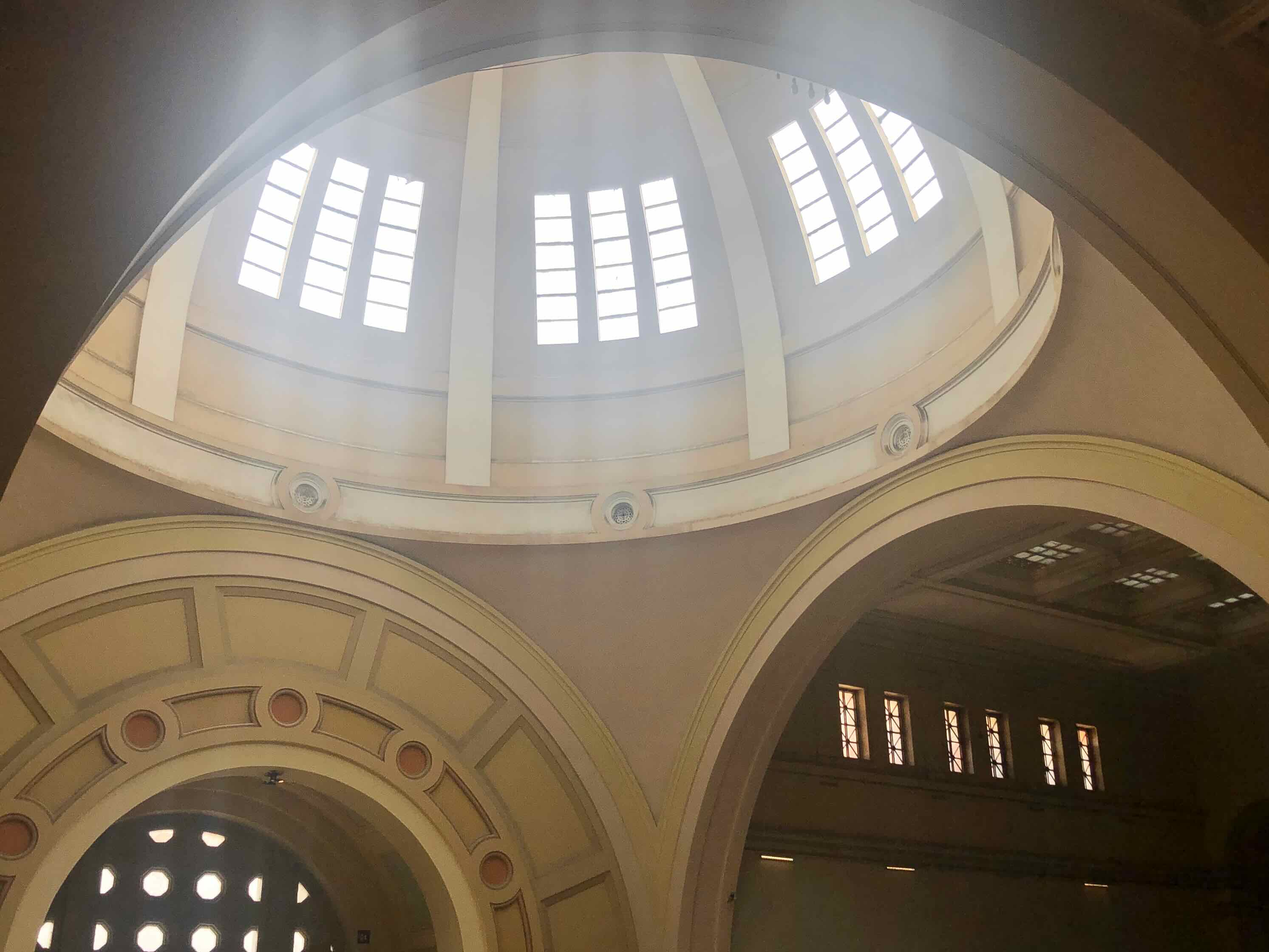 museum interior arches and dome