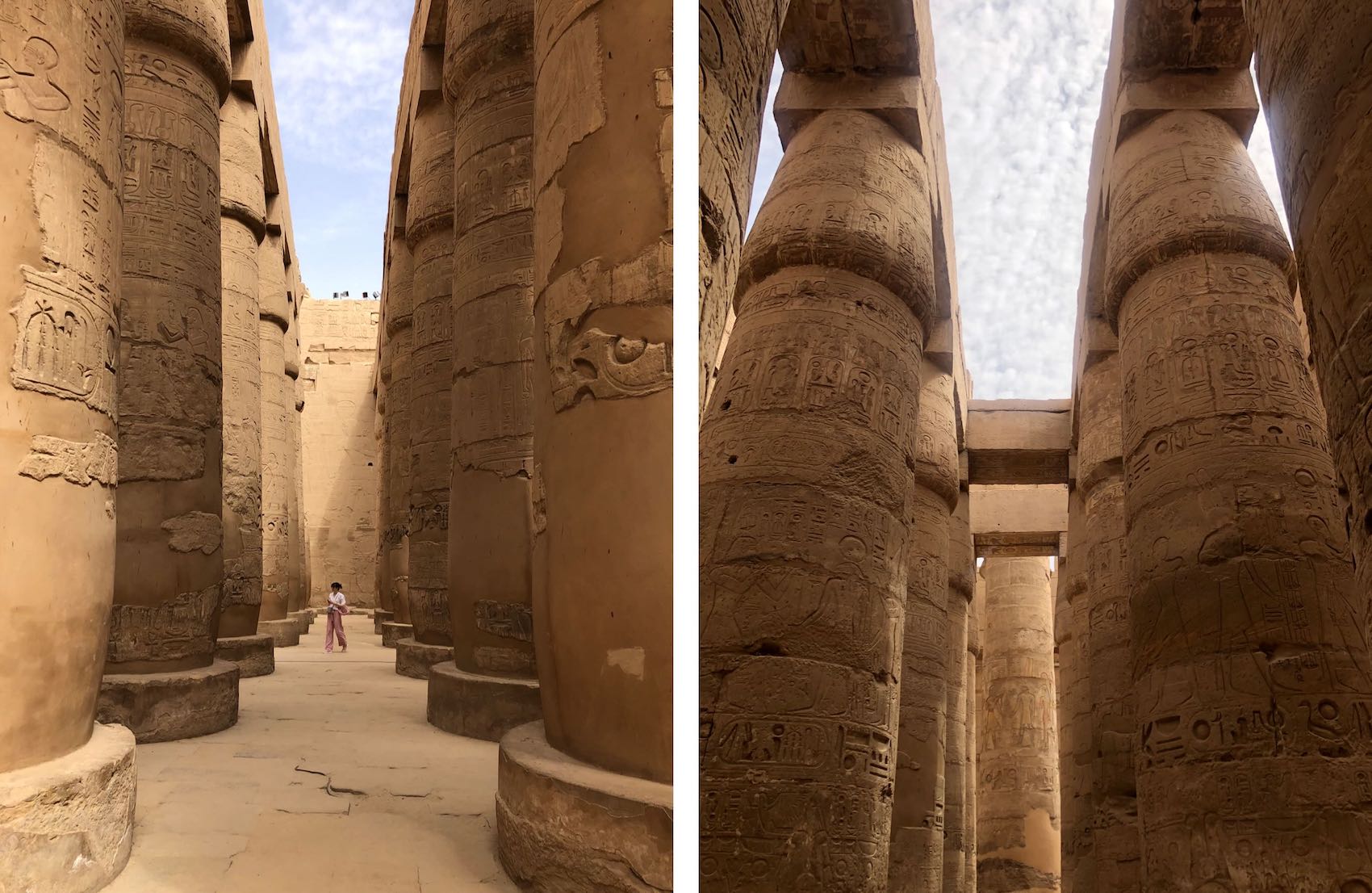 carved columns