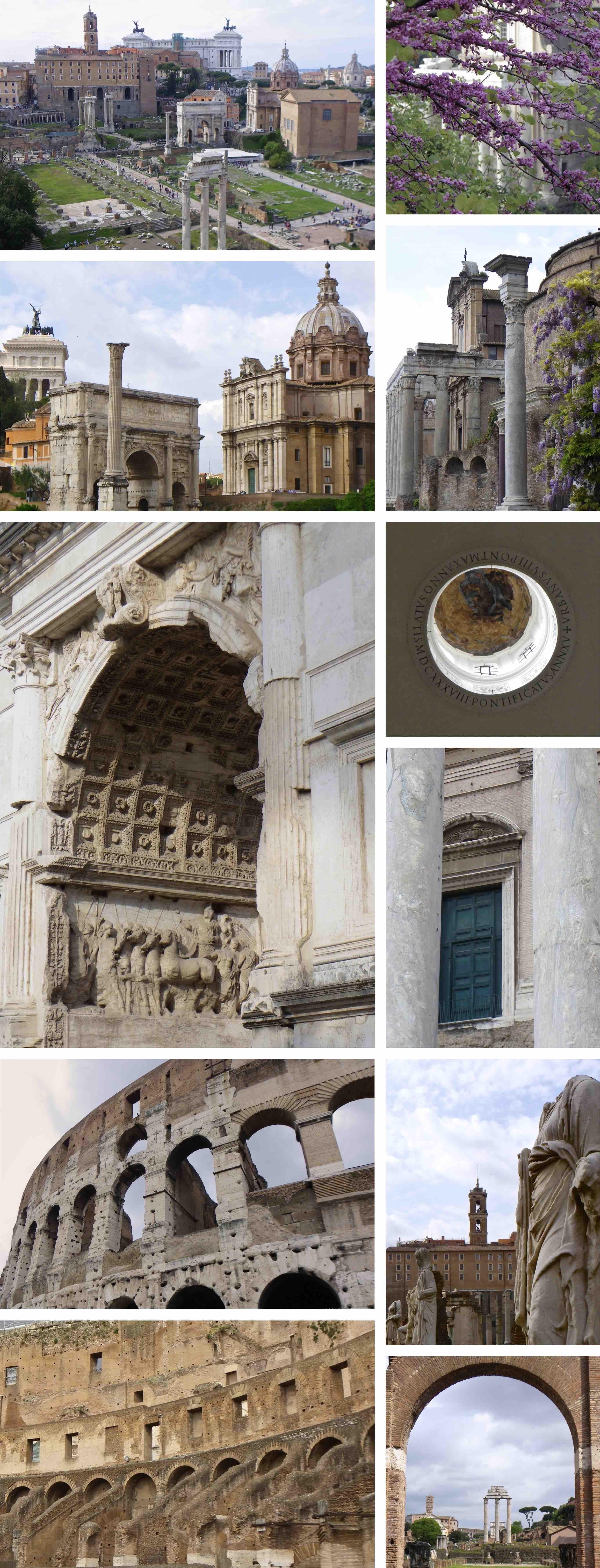 roman forum and colosseum