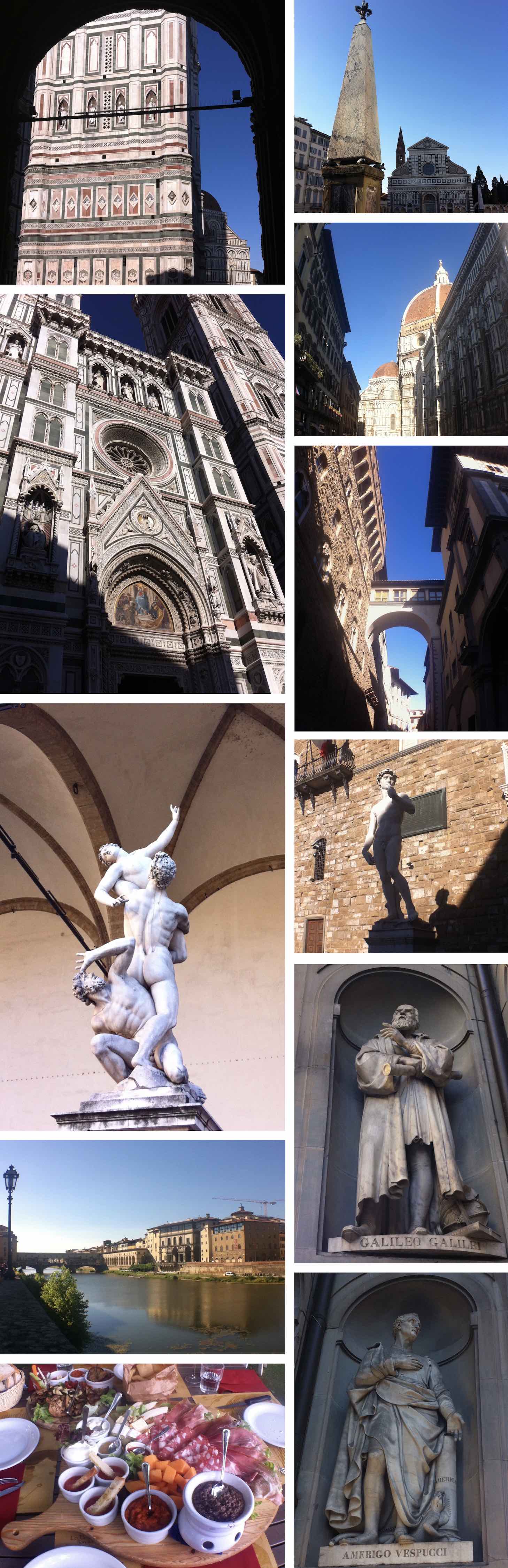cathedral, sculptures, bridge and food