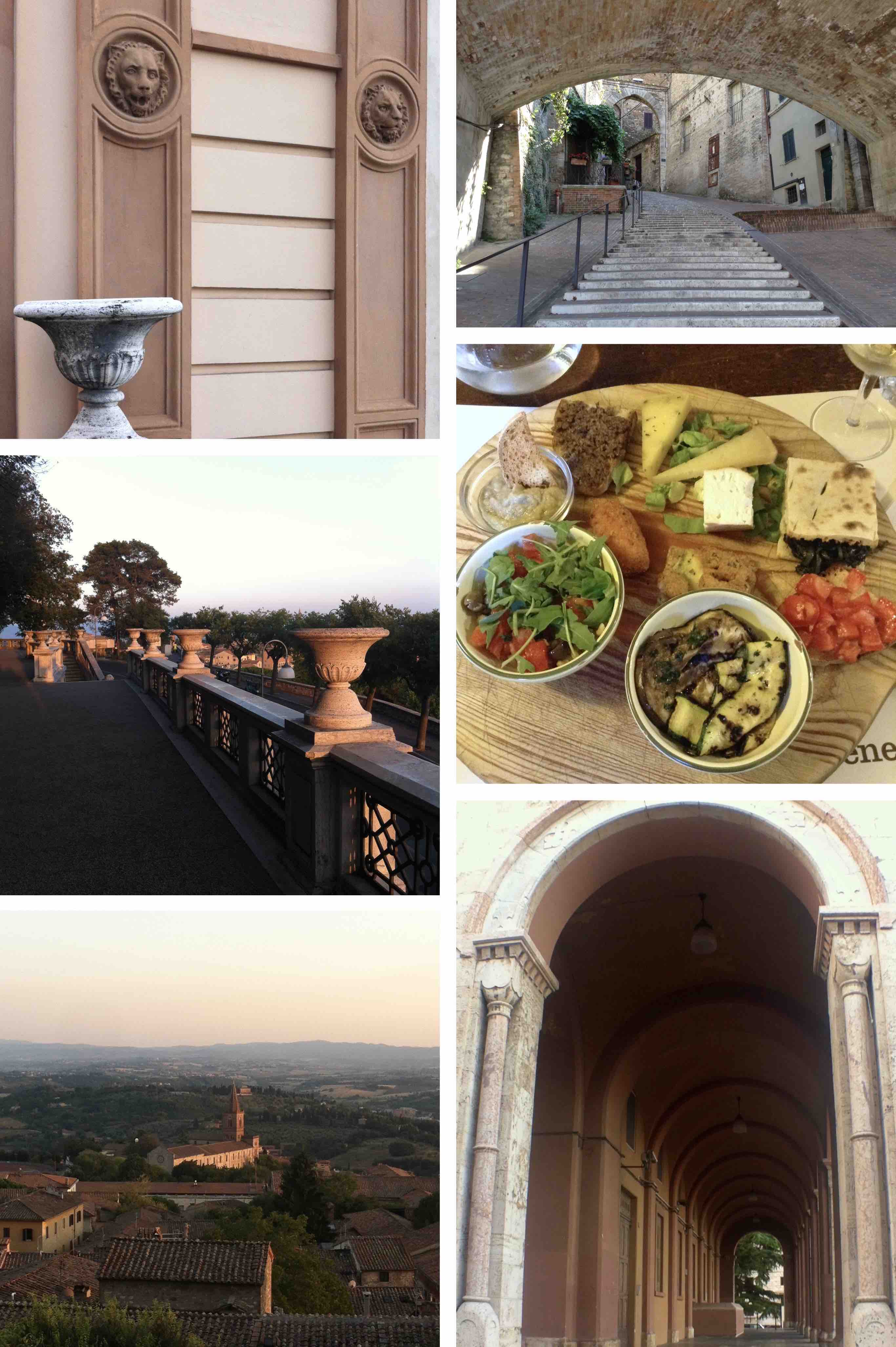 urns, arches and food