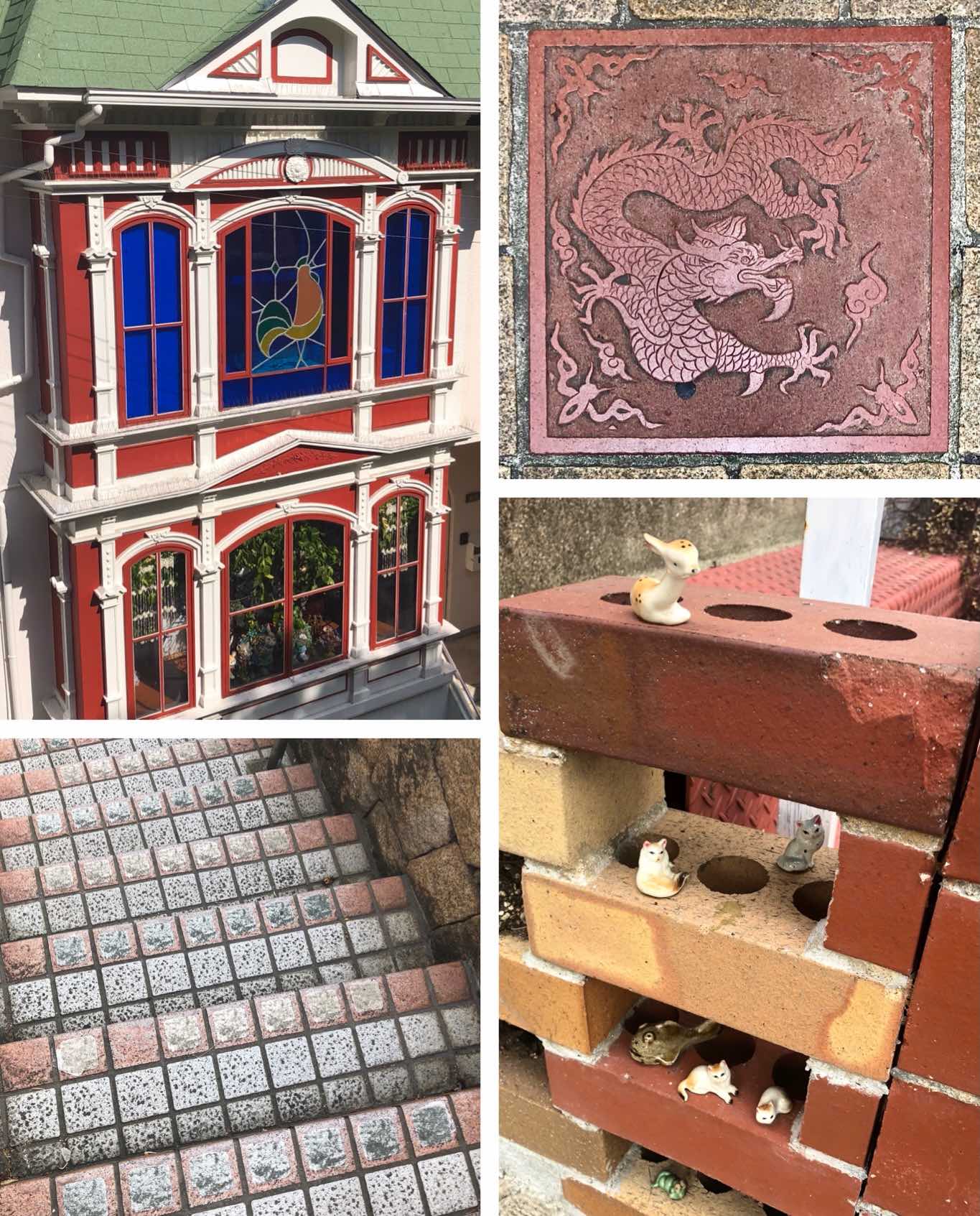 house façade and street details